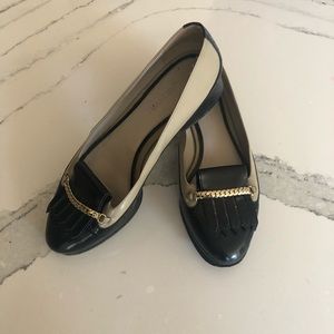 Jason Wu Joni Loafers Beige/Black SZ 38/ US 7.5